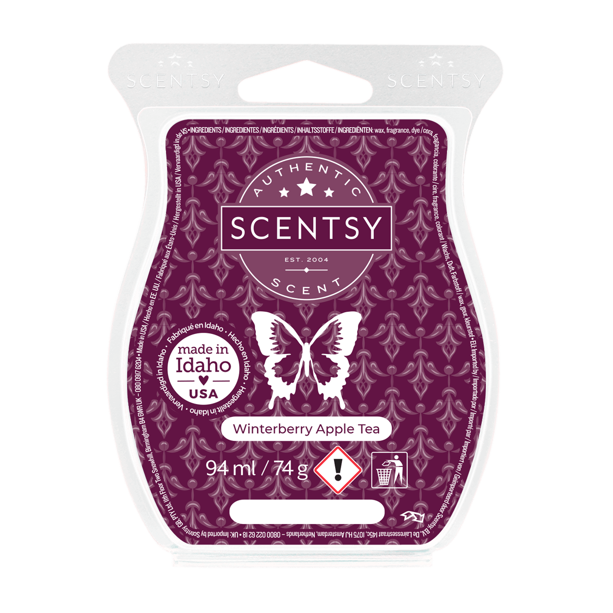 Scentsy Bar Winterberry Apple Tea